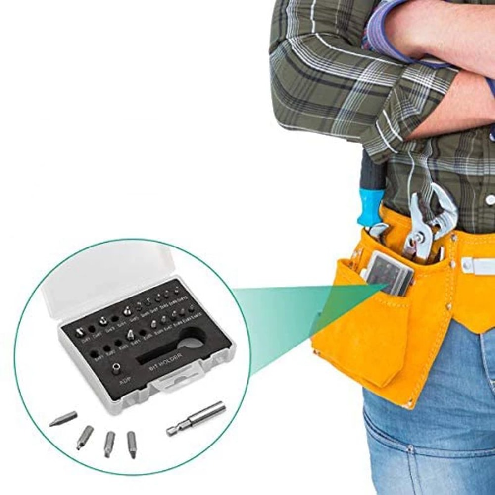 22 Pcs Screw Extractor Bit Set Stripped Screw Broken Bolt Remover Kit With Magnetic Holder EasyOu 3