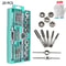 M3M12 Tap And Die Set Alloy Steel Metric Threading Tool Kit For Internal External Threads Precis 8
