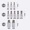 10PCS Triple Square Spline Bit Socket Set M4M18 TamperResistant XZN Driver Bits For Auto Repair 1