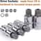 10PCS Triple Square Spline Bit Socket Set M4M18 TamperResistant XZN Driver Bits For Auto Repair 2