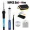 Adjustable Temperature Soldering Iron Kit 60W 110V220V Electric Solder Tool Set For Electronics Re 0