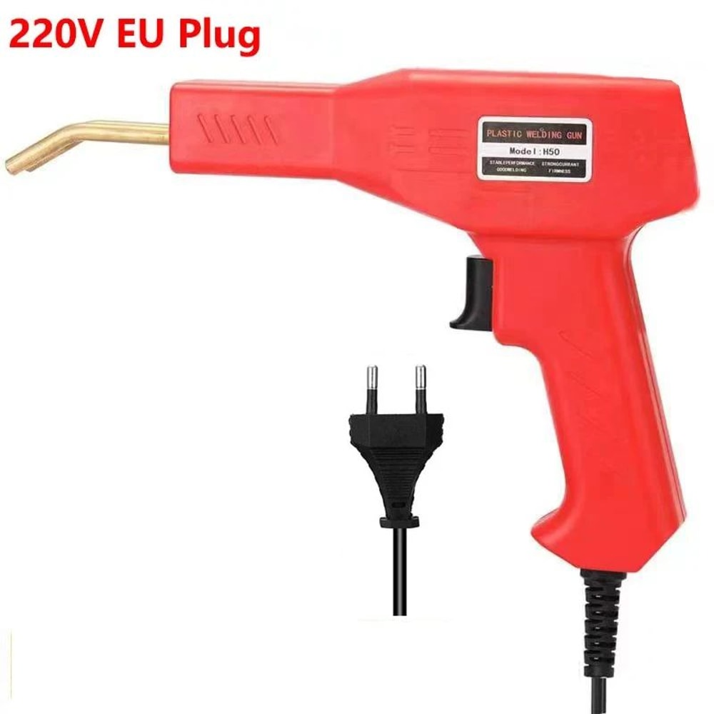 220V EU Plastic Welding Hot Stapler Bumper Crack Repair Kit With Welding Staples For Fast Strong P 6
