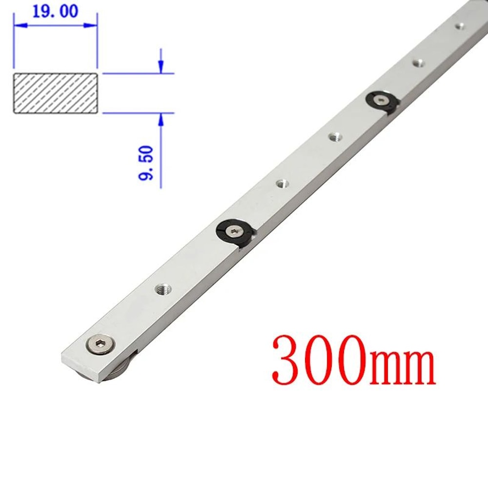 30 Type Aluminum TTrack Miter Bar Slider Set Table Saw Miter Slot Guide Rod For Precision Woodwor 7