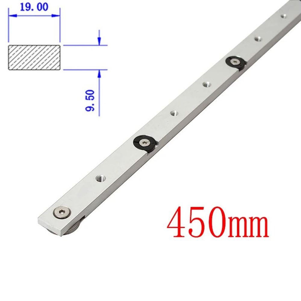 30 Type Aluminum TTrack Miter Bar Slider Set Table Saw Miter Slot Guide Rod For Precision Woodwor 13