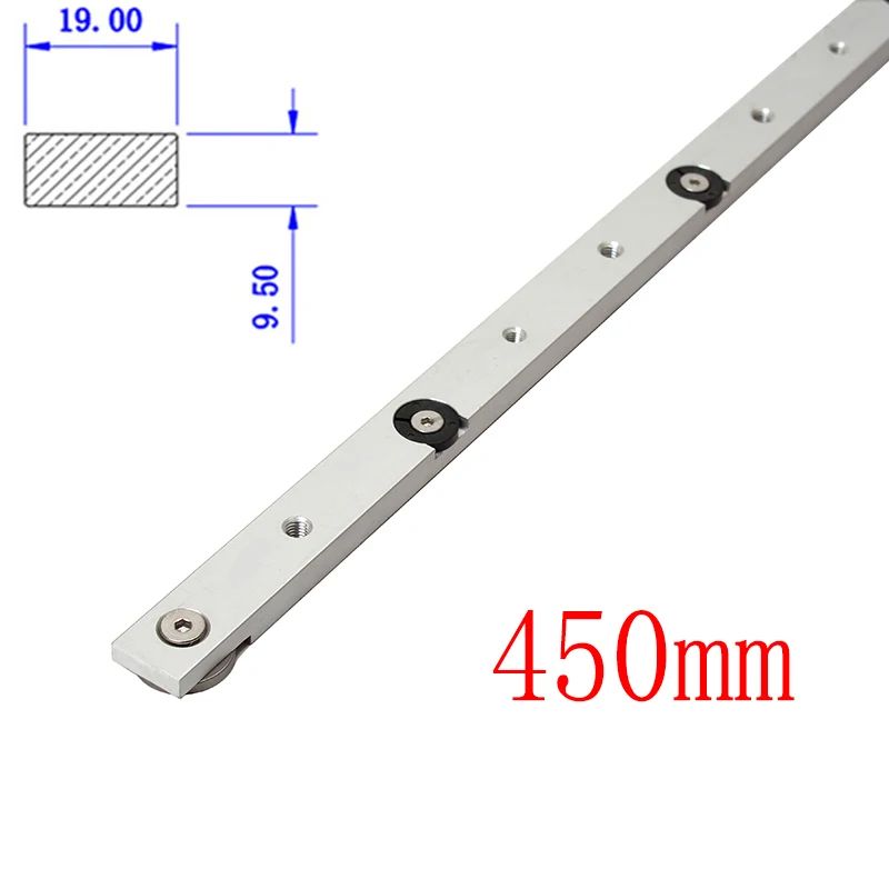 30 Type Aluminum TTrack Miter Bar Slider Set Table Saw Miter Slot Guide Rod For Precision Woodwor 13