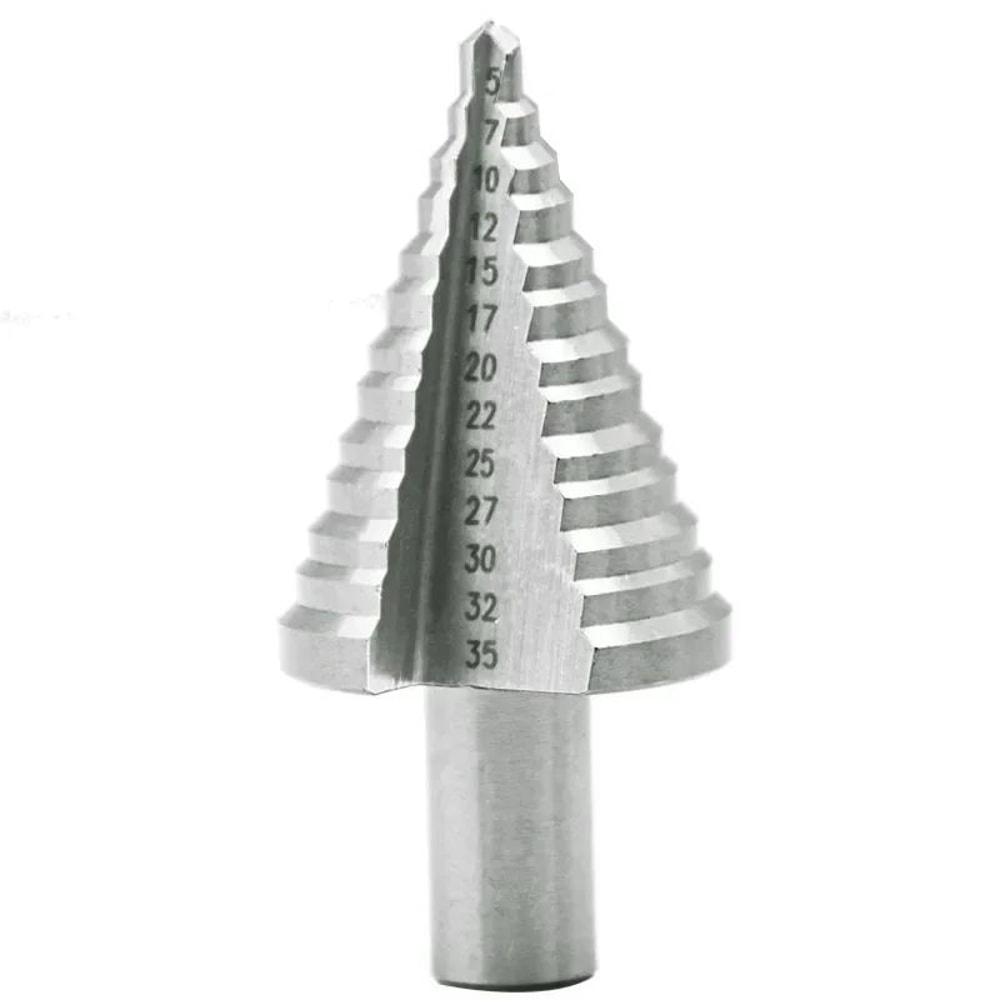 535mm HSS Step Drill Bit High Speed Steel Hole Cutter For Wood Metal Plastic Reamer Bit For Power T 5
