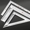 90 Aluminum Alloy Square Ruler Right Angle Woodworking Measuring Tool Steel Turning Ruler Gauge Fo 1