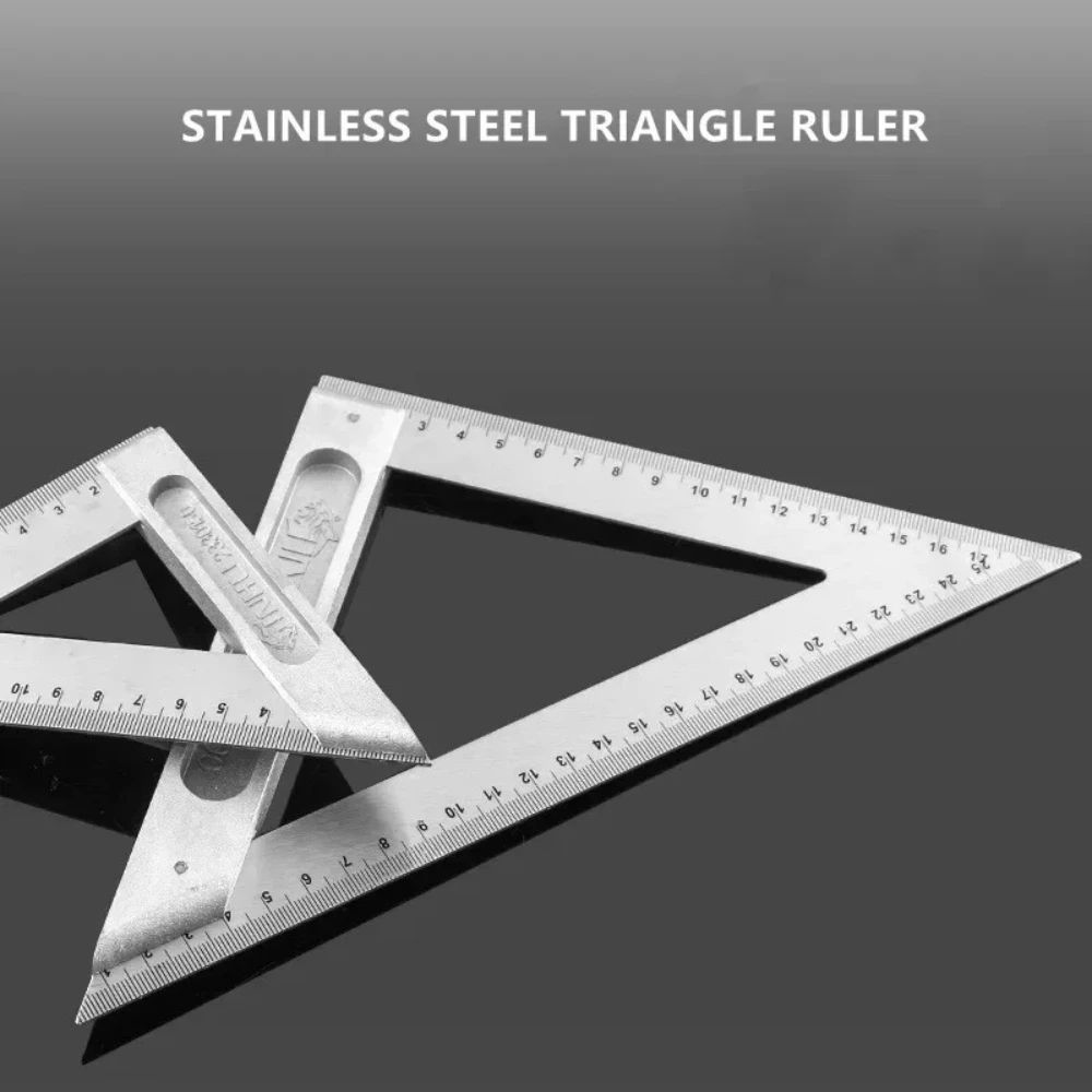 90 Aluminum Alloy Square Ruler Right Angle Woodworking Measuring Tool Steel Turning Ruler Gauge Fo 3