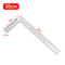 90 Aluminum Alloy Square Ruler Right Angle Woodworking Measuring Tool Steel Turning Ruler Gauge Fo 7