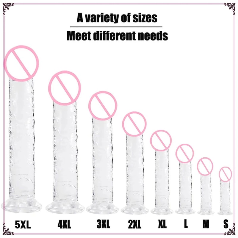 Reusable Male Enhancer Ring Realistic Suction Cup Massager Soft Jelly Silicone Toy For Stamina Pl 0