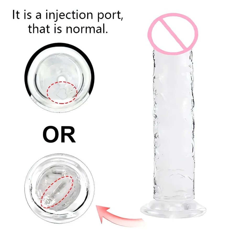 Reusable Male Enhancer Ring Realistic Suction Cup Massager Soft Jelly Silicone Toy For Stamina Pl 3