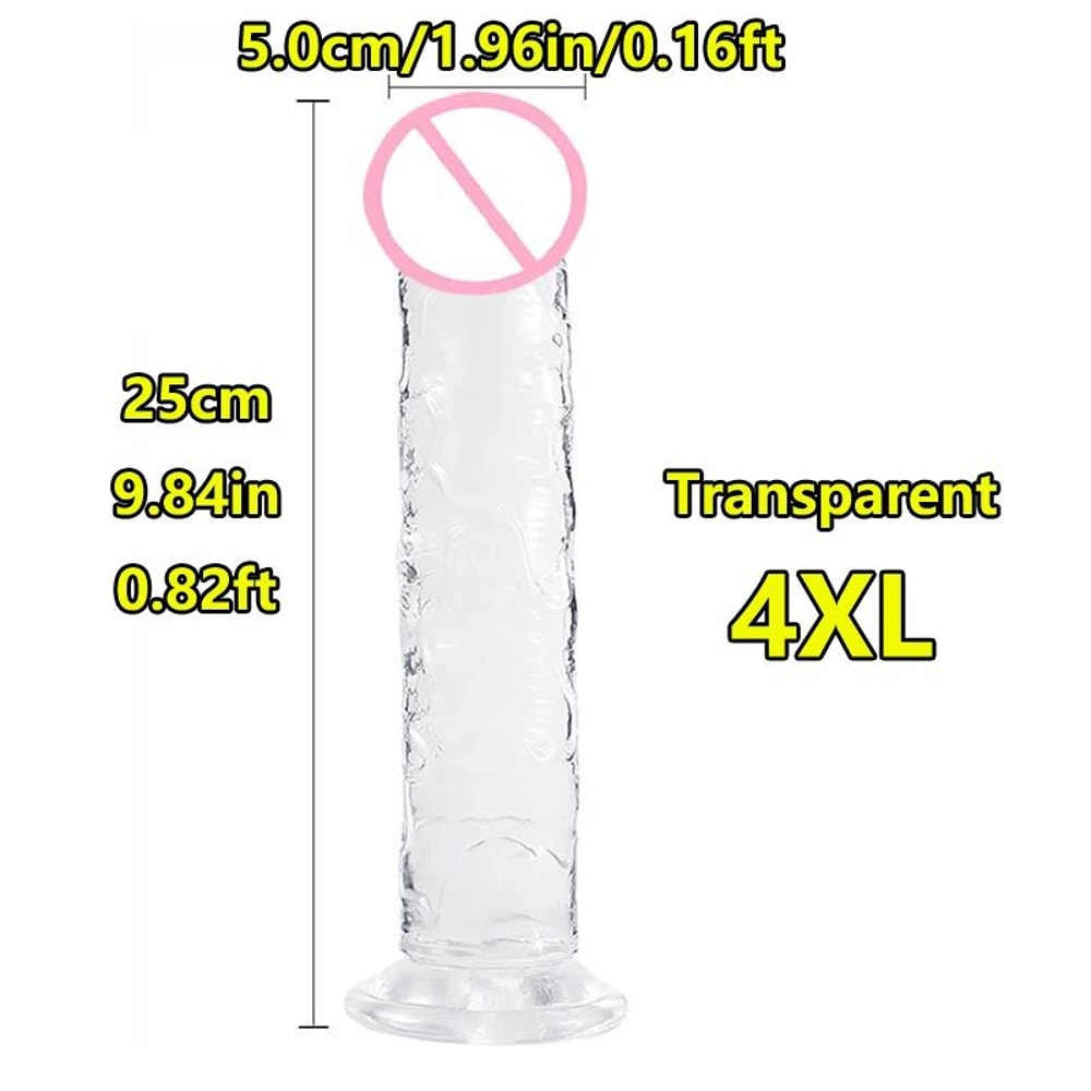 Reusable Male Enhancer Ring Realistic Suction Cup Massager Soft Jelly Silicone Toy For Stamina Pl 11