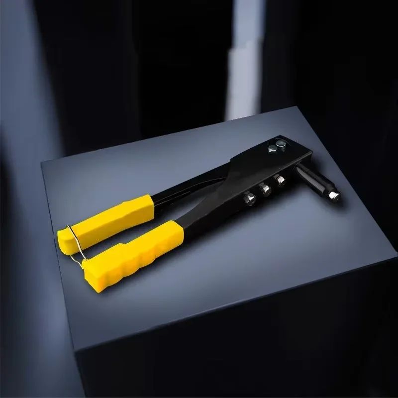 Professional Manual Rivet Gun Tool AntiRust Metal Hand Riveter With Removable Heads For DIY Automo 4