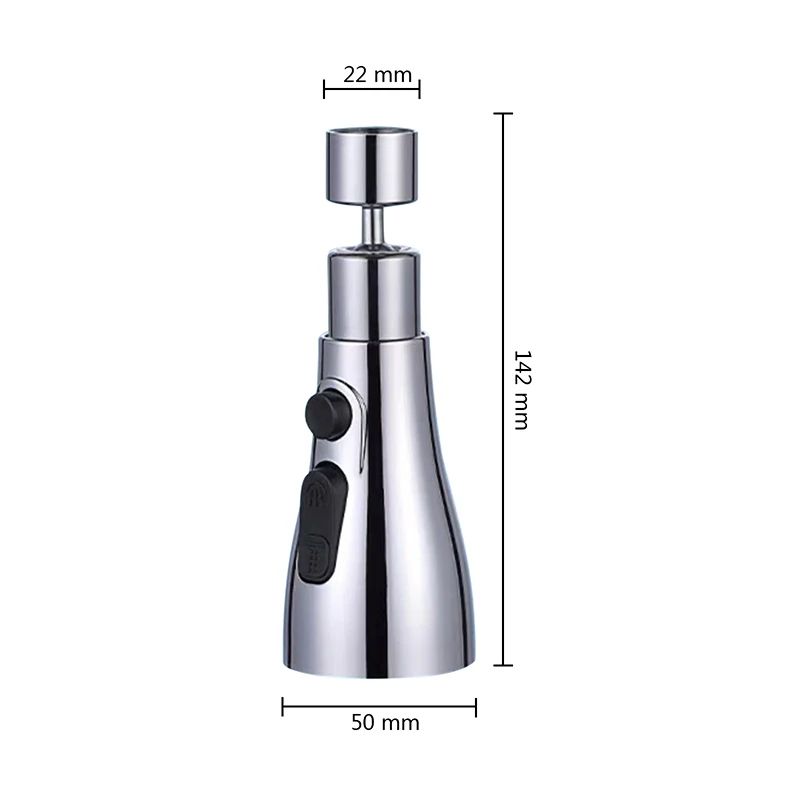 Universal 360 Rotating Kitchen Faucet Extender PullOut Tap Sprayer Attachment With MultiMode Stron 1
