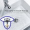 Universal PopUp Sink Drain Stopper With Hair Catcher Chrome Rebound Basin Plug Filter For Bathroom 2