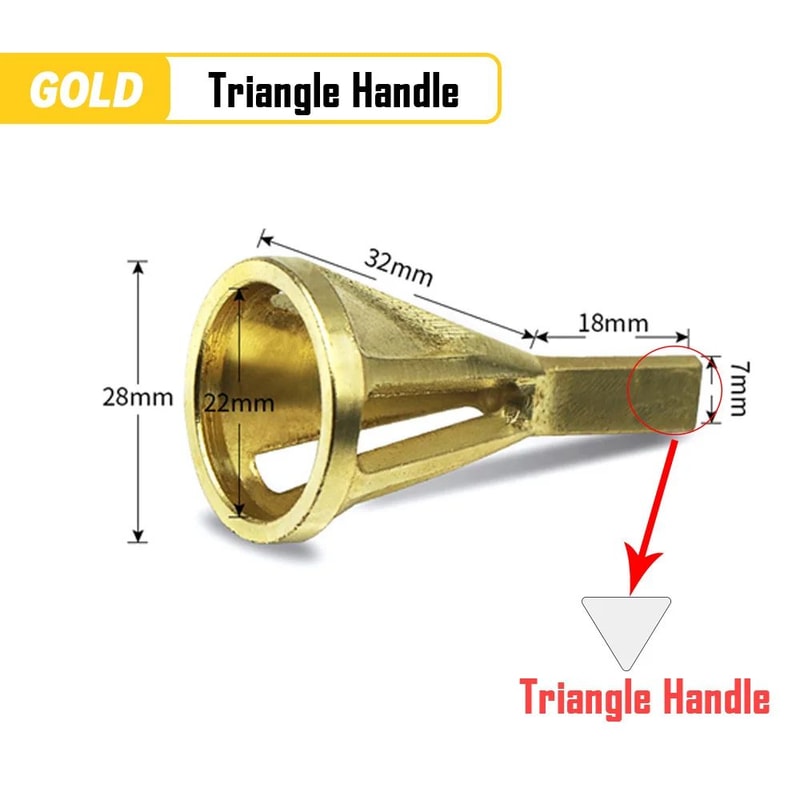 6Flute External Deburring Chamfer Tool Drill Bit HexTriangle Shank Metal Trimming Screw Burr Remo 9