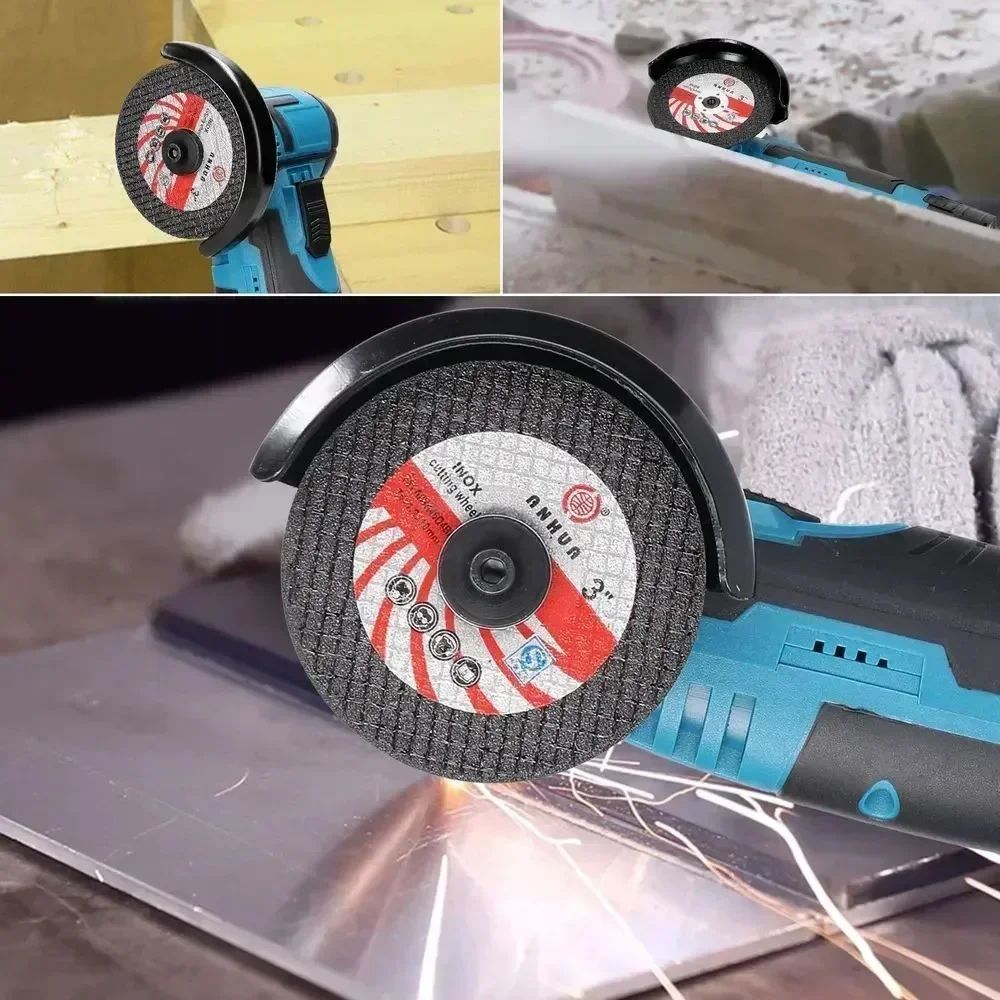 12V Cordless Mini Angle Grinder Portable Brushed Cutting Polishing Tool For Metal Wood DIY Grind 3