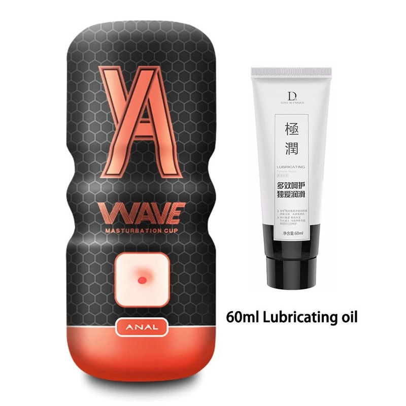 Powerful Suction Realistic Male Masturbator Cup Textured Soft Silicone Stroker Sleeve Massager For 6