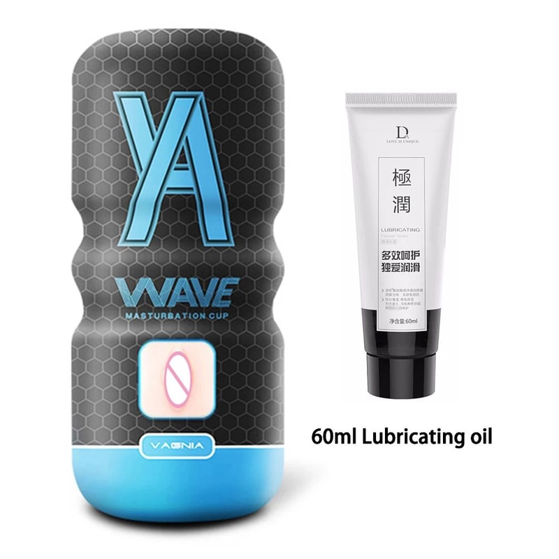 Powerful Suction Realistic Male Masturbator Cup Textured Soft Silicone Stroker Sleeve Massager For 11