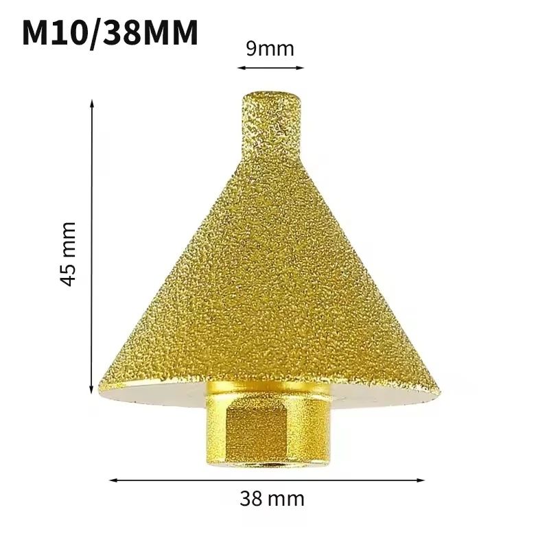M10M14 Diamond Chamfer Core Drill Bit Enlarged Hole Beveling Grinding Tool 38mm50mm For Granite M 7