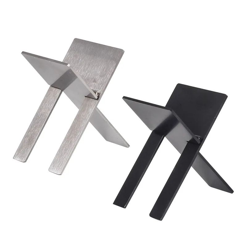 Portable Folding Stainless Steel Cigar Holder Stand Travel Cigar Rest Rack Stable Tabletop Cigar A 2