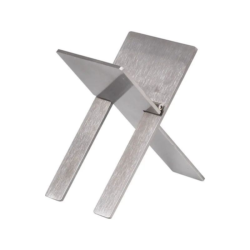 Portable Folding Stainless Steel Cigar Holder Stand Travel Cigar Rest Rack Stable Tabletop Cigar A 4