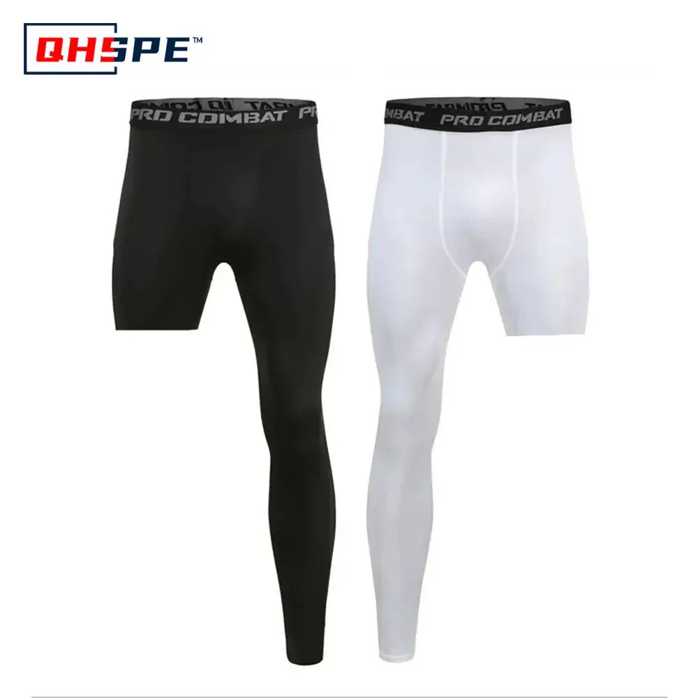 Single Leg Basketball Compression Tights Breathable OneLeg Sports Leggings QuickDry SweatWicking P 0
