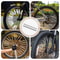 C 360 Wheel Safety Reflector Strips Easy Mount MTB Road Bike Visibility 5