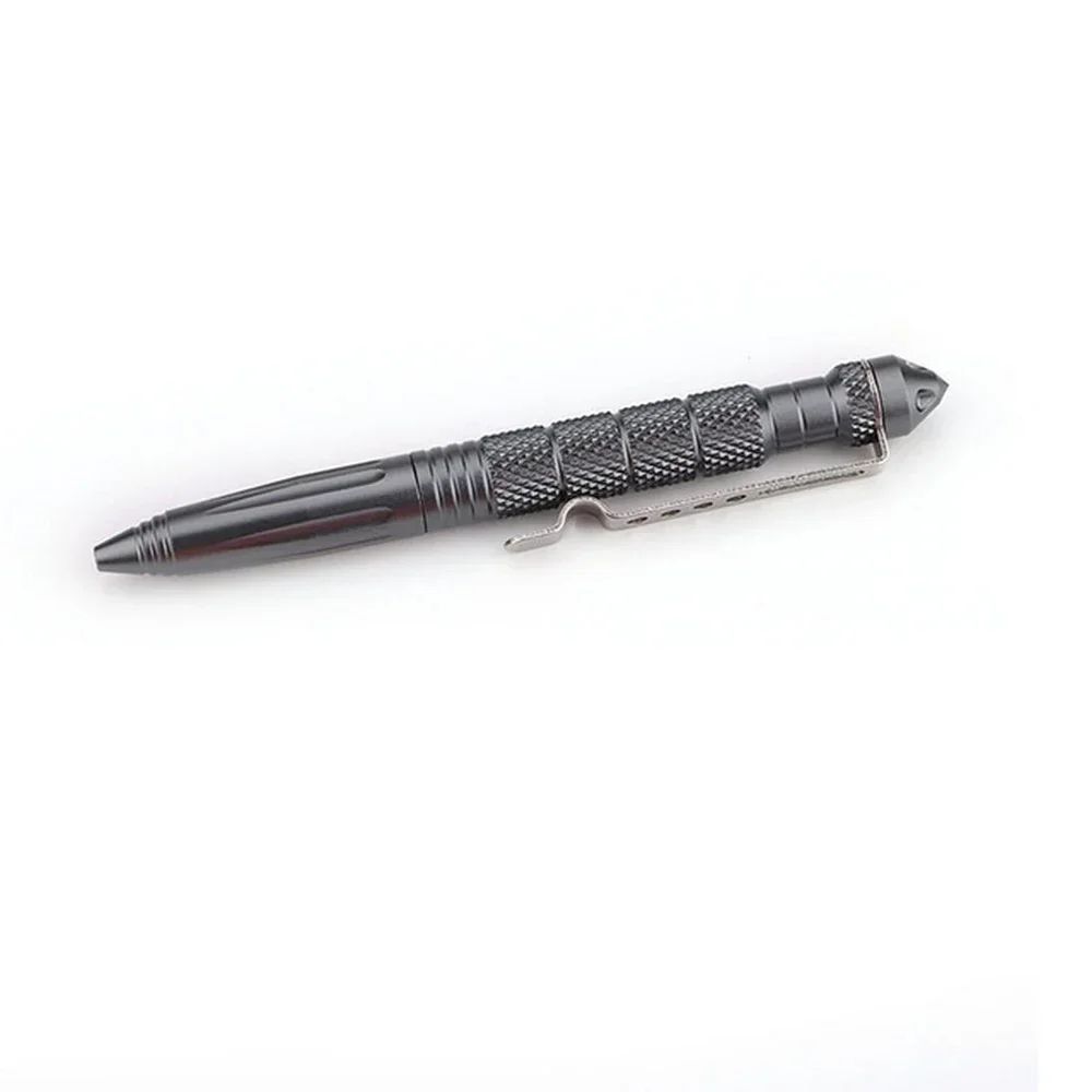 Aluminum Tactical Survival Pen Multifunction EDC Self Defense Tool With Glass Breaker Outdoor Emer 9