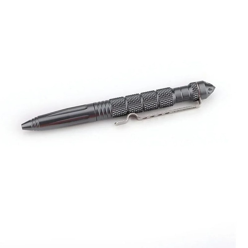 Aluminum Tactical Survival Pen Multifunction EDC Self Defense Tool With Glass Breaker Outdoor Emer 9