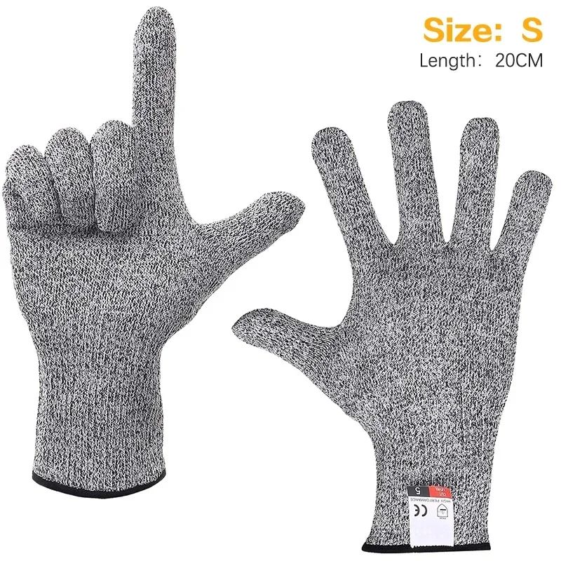 Level 5 Cut Resistant Gloves HPPE Safety Work Kitchen Gloves AntiThorn WearResistant For Gardenin 8