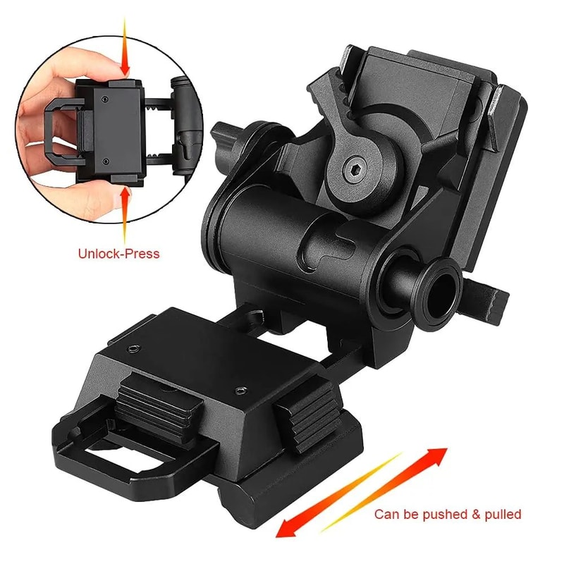 L4G24 NVG Helmet Mount Holder MetalNylon Night Vision Bracket For PVS15PVS18 GPNVG18 Tactical Ada 0
