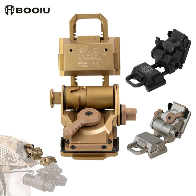 L4G24 NVG Helmet Mount Holder MetalNylon Night Vision Bracket For PVS15PVS18 GPNVG18 Tactical Ada 5