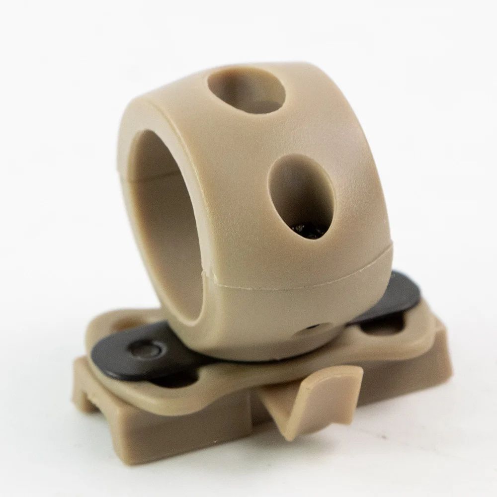 360 Tactical Helmet Flashlight Clamp Mount Quick Release Universal Rail Torch Holder Adapter For F 6