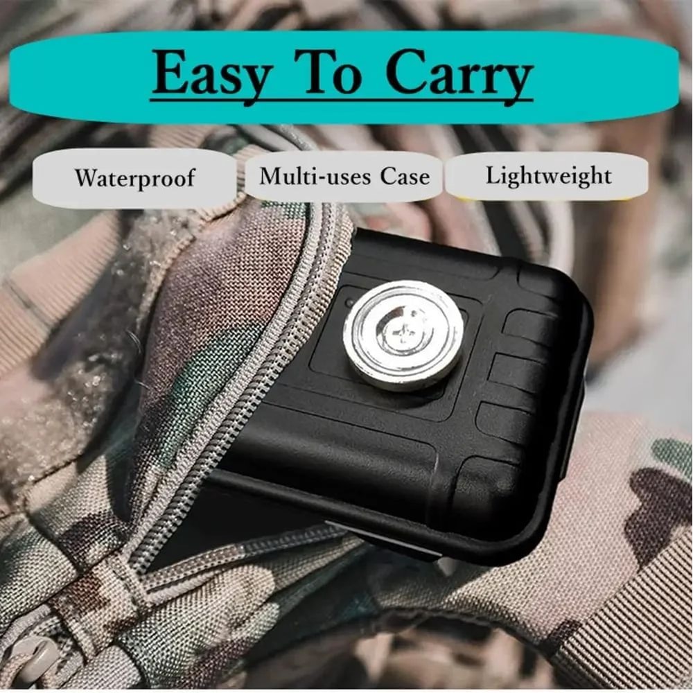 Waterproof Magnetic Key Holder Storage Box Hidden UnderCar Spare Key Case Strong Magnet GPS Locato 1