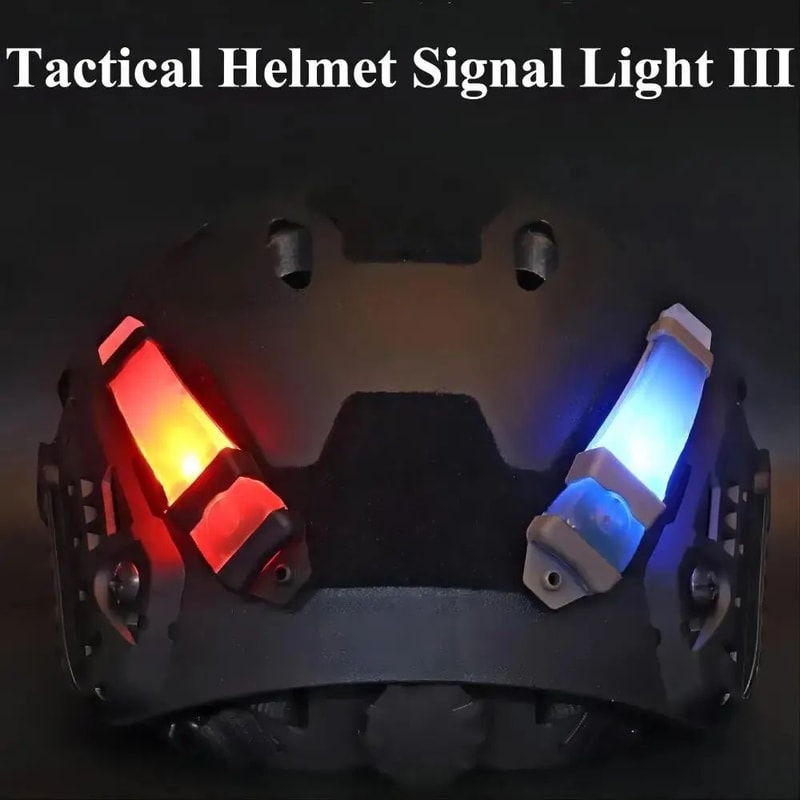 BOOIU Waterproof Tactical IR Strobe Helmet Light Safety Flashing Signal Lamp For Hiking Cycling O 2
