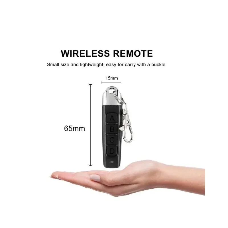 433MHz Universal Garage Door Remote Duplicator Auto Copy Cloning Transmitter For Gate Door Opener 4