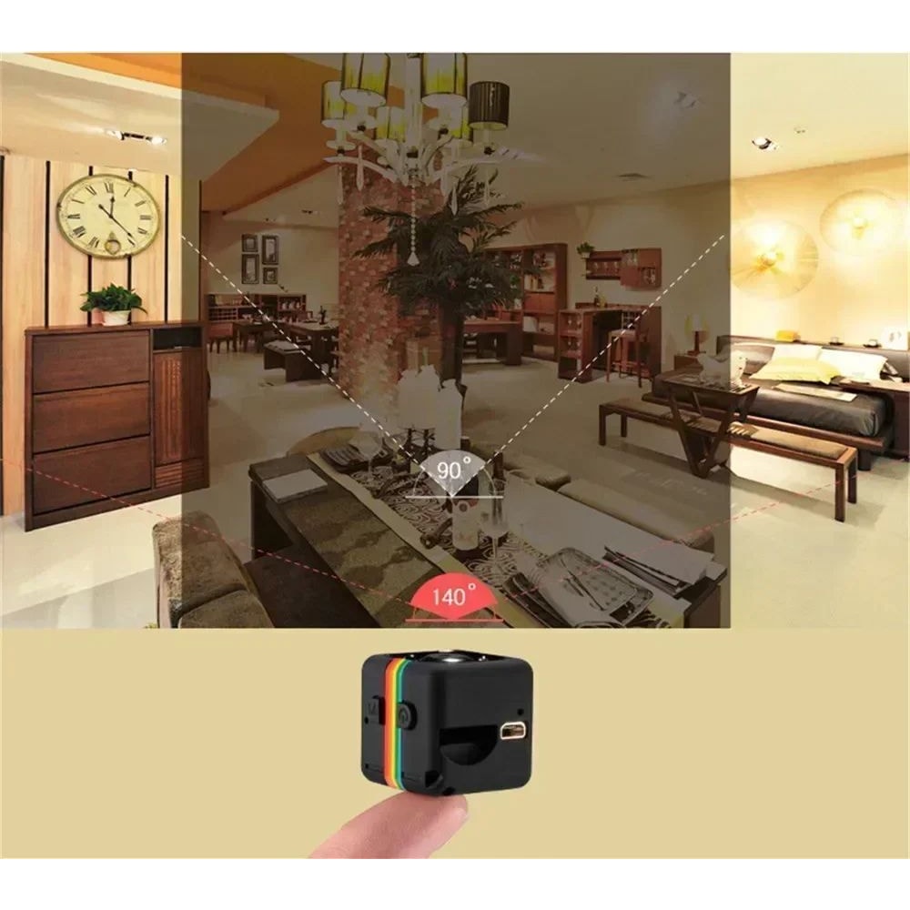 SQ11 1080P Mini Spy Camera With IR Night Vision Compact Hidden Surveillance Webcam For Home Offic 4