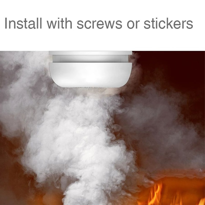 10Year Battery Photoelectric Smoke Detector LongLife Fire Alarm Sensor For Home Security Fast War 4