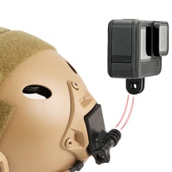booiu tactical nvg gopro helmet mount for fast/mich helmets – stable action camera bracket for pov recording