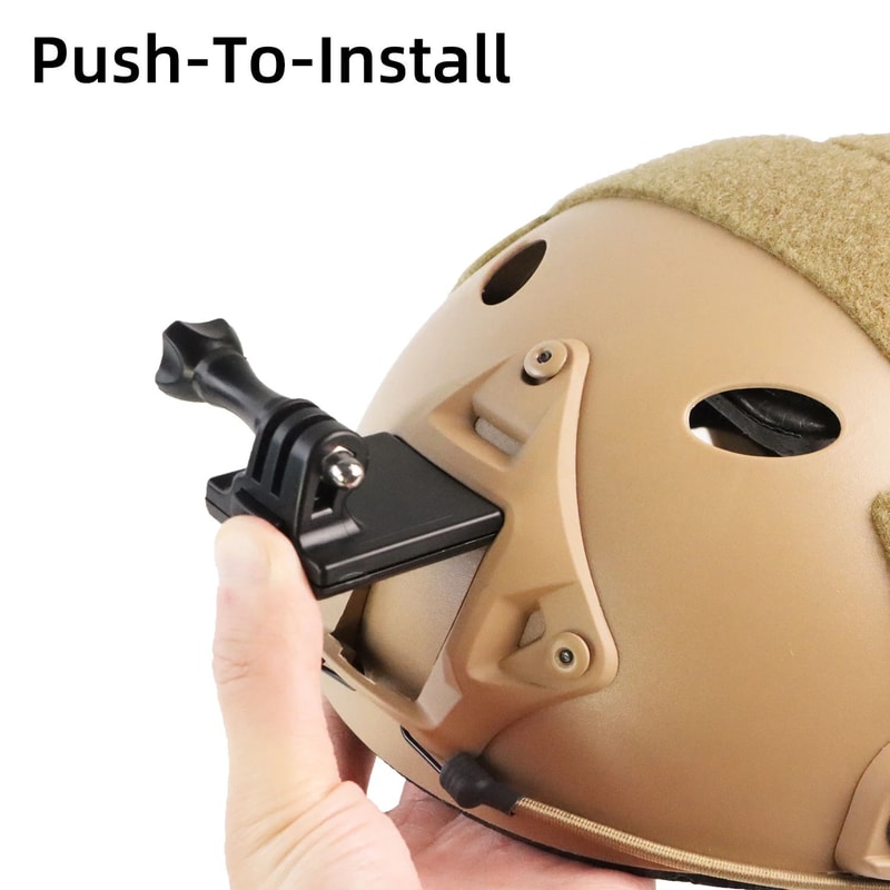 BOOIU Tactical NVG GoPro Helmet Mount For FASTMICH Helmets Stable Action Camera Bracket For POV Re 1