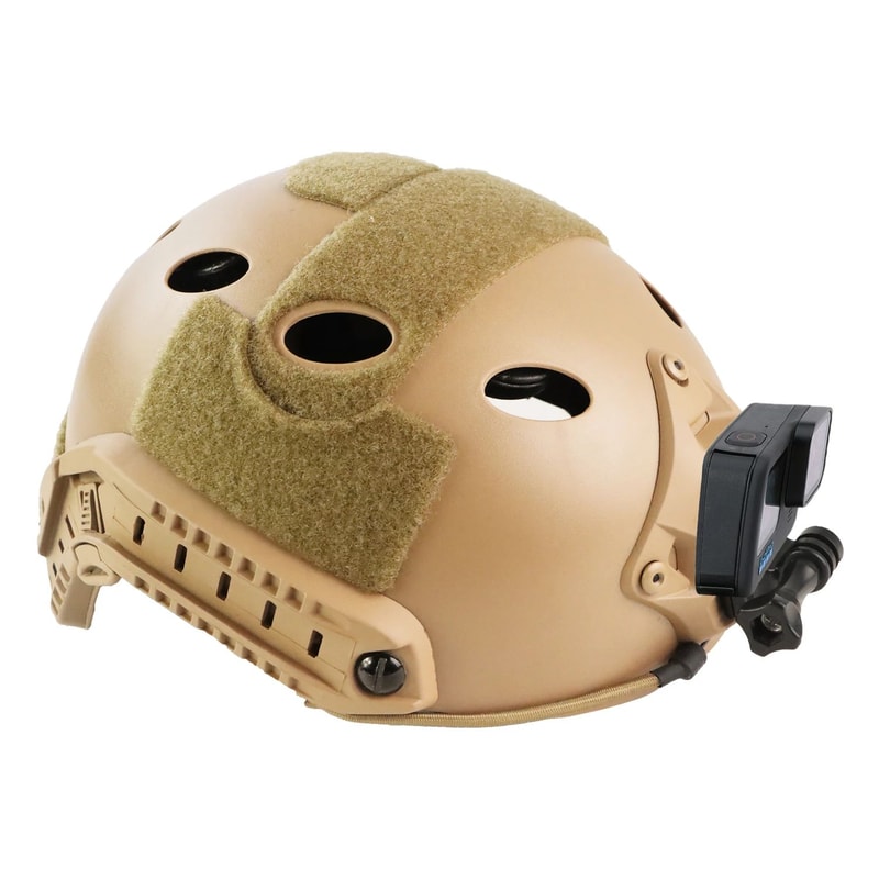 BOOIU Tactical NVG GoPro Helmet Mount For FASTMICH Helmets Stable Action Camera Bracket For POV Re 2