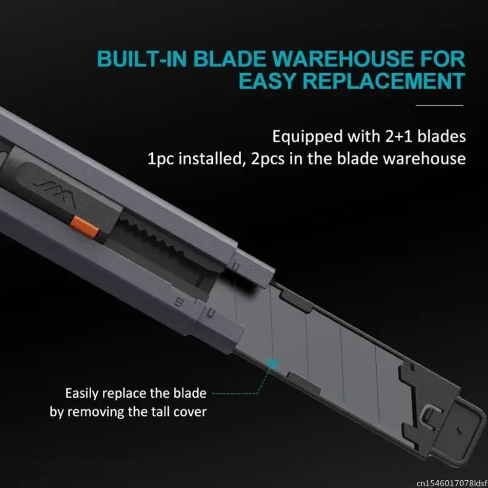 Xiaomi JIMIHOME Compact Utility Knife W Safety Lock Carbon Steel Pocket Box Cutter For DIY Crafts 5