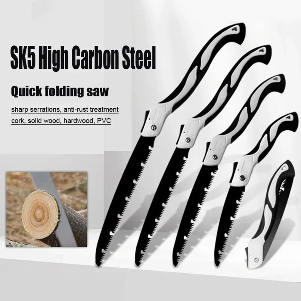 Folding Hand Saw For Camping Pruning Portable Outdoor Wood Cutting Saw For Gardening Hiking Surv 0