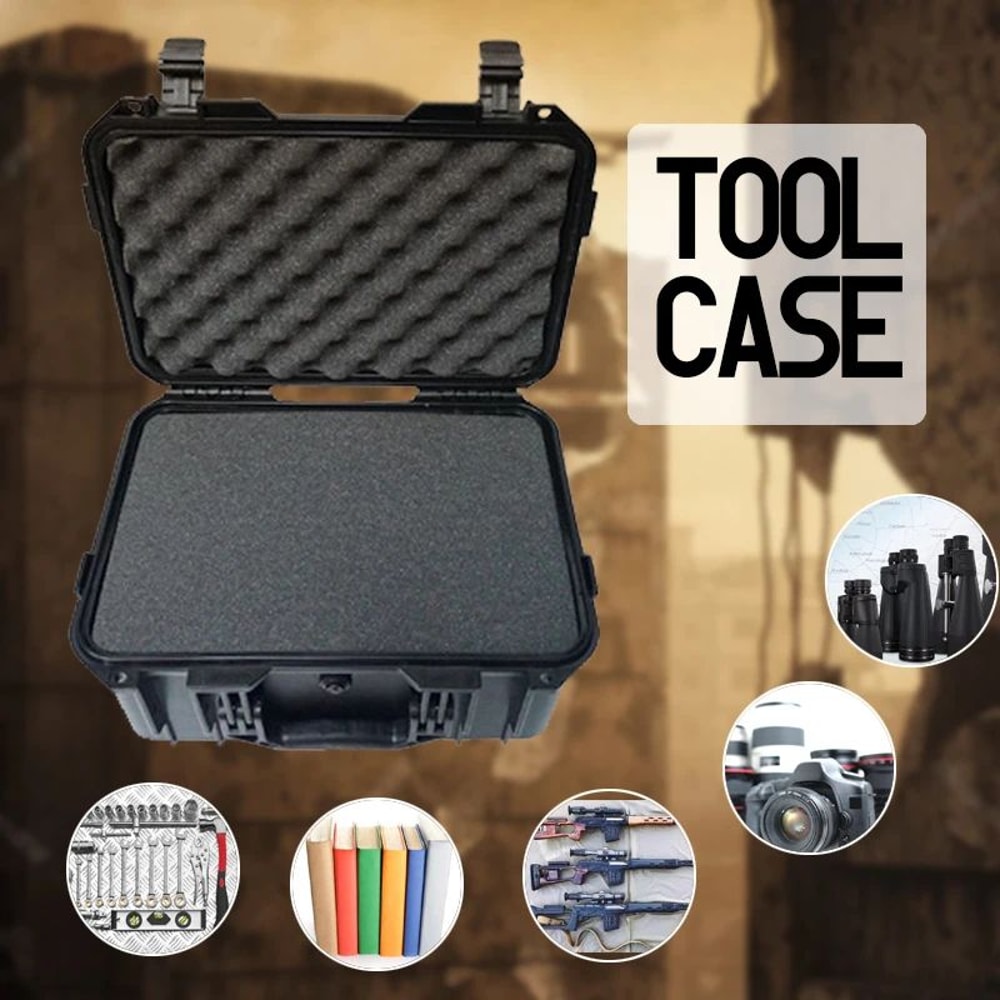 Waterproof Hard Shell Protective Carry Case With Customizable Foam Insert Shockproof Lockable Tool 2