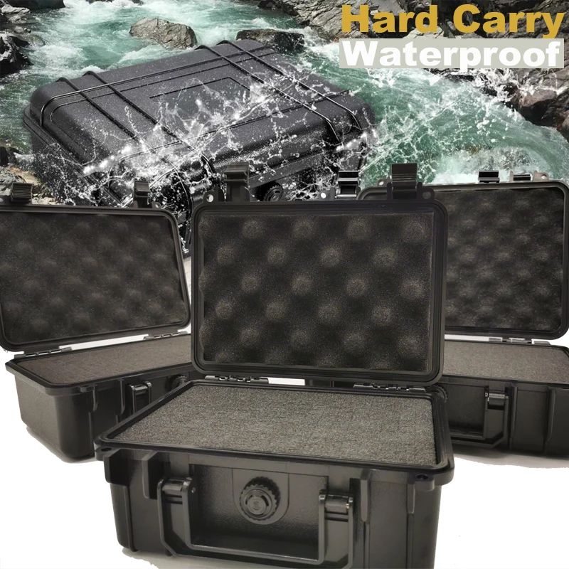 Waterproof Hard Shell Protective Carry Case With Customizable Foam Insert Shockproof Lockable Tool 4