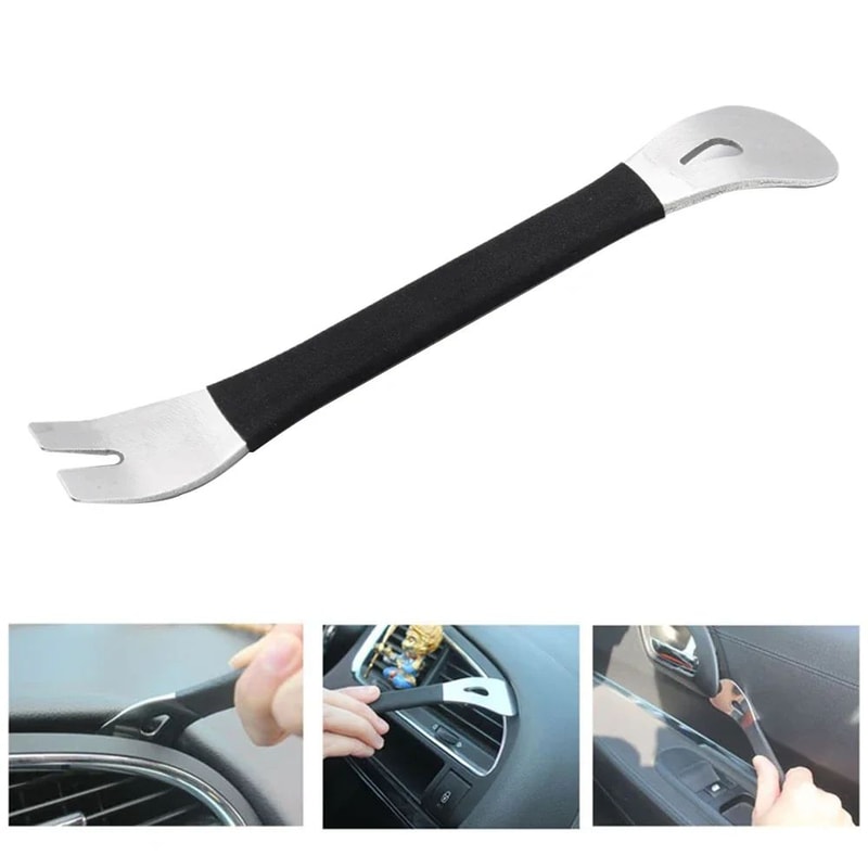 Stainless Steel Trim Removal Tool Set For Car Door Panels Dash Audio Console Clip Disassembly 5