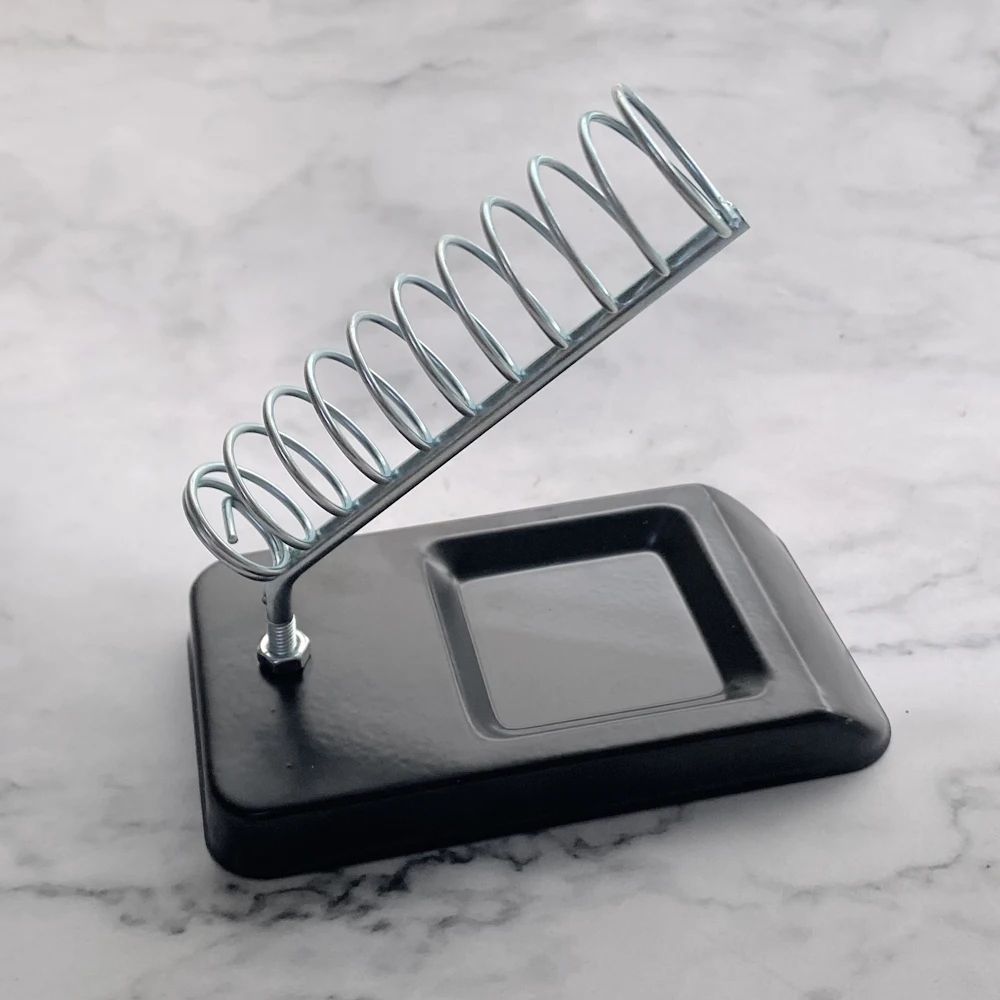 Portable Soldering Iron Stand Holder With Cleaning Sponge HeatResistant Soldering Tool Rest For Sa 4