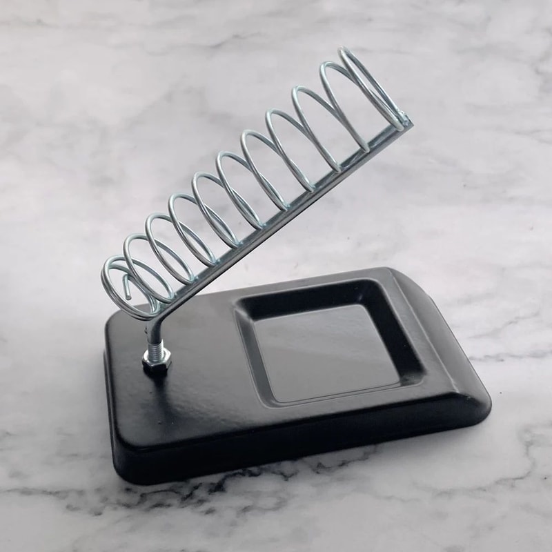 Portable Soldering Iron Stand Holder With Cleaning Sponge HeatResistant Soldering Tool Rest For Sa 4