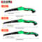 Folding Hand Saw For Wood Garden Sharp WearResistant Steel Blade Portable Locking Woodworking Pru 2